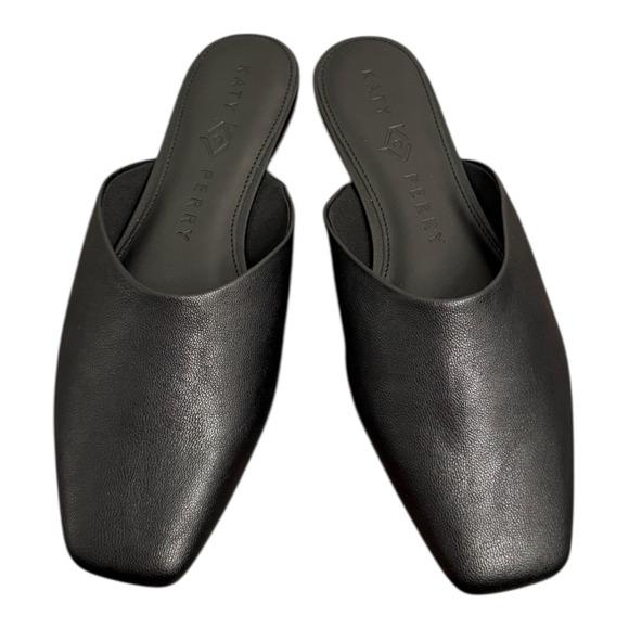 Katy Perry The Evie Mule Textured Nappa Black 9.5 NIB - Picture 3 of 11